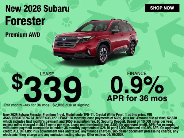 2026 Subaru Forester Premium